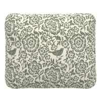 Honeybloom Endive Floral Outdoor Corded Back Cushion