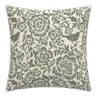 Honeybloom Endive Floral Oversized Square Outdoor Throw Pillow, 20"