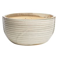 Found & Fable White Saturn Bowl Outdoor Planter, Large