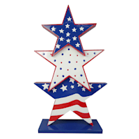 Providence Patriotic Metal Stacked Stars, 30.3"