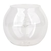Glass Tealight Candle Holder, 4"