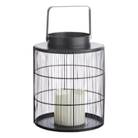 Found & Fable LED Metal Wire Lantern, 6.5x8