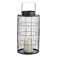 Found & Fable LED Metal Wire Lantern, 7x12