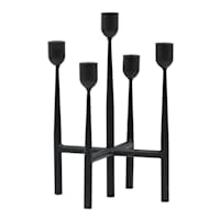 Black Multi Taper Candle Holder, 8x12