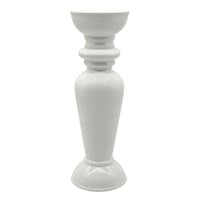 White Dual Candleholder, 12"