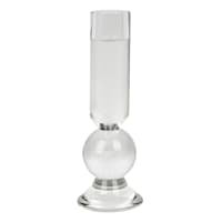 Crosby St. Crystal Glass Candle Holder, 7"