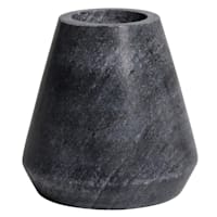 Black Marble Tealight Candle Holder, 4"