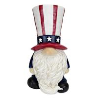 Patriotic Garden Gnome Figurine, 18"