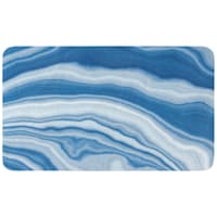 Agate Blue Echo Doormat, 17x27