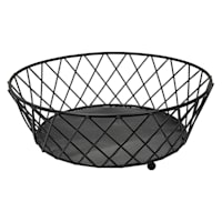 Black Lattice Fruit Basket
