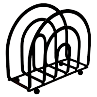 Matte Black Coffee Napkin Holder
