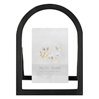 Arched Floating Tabletop Picture Frame, 4x6