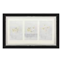 3-Opening Floating Tabletop Picture Frame, 4x6