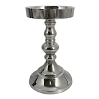 Providence Silver Pillar Candle Holder, 6"