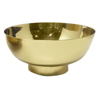 Shiny Gold Bowl with Base, Small