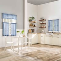 Wilton Valance Chambray Small Single Curtain Panel, 54"