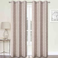 2-Pack Koa Linen Light Filtering Grommet Curtain Panel Set, 84"