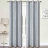 2-Pack Remi Blue Light Filtering Grommet Curtain Panel Set, 84"