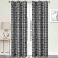 2-Pack Remi Black Light Filtering Grommet Curtain Panel Set, 84"