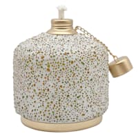 Multicolor Cement Table Torch, 6"