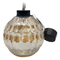 Amber Glass Table Torch, 5"