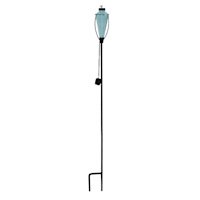 Light Blue Glass Garden Torch, 61"