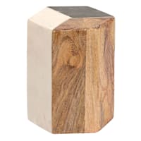 Wood & Marble Figurine, 4x5