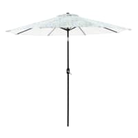 Calista Turquoise Crank & Tilt Round Patio Umbrella, 9'