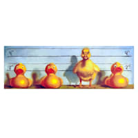 The Big Line Up Canvas Wall Art, 36x12
