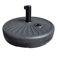 Black Round Patio Umbrella Base, 60lb
