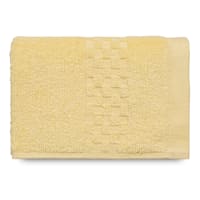 Tiny Dreamers Yellow Cotton Washcloth, 13"