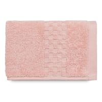 Tiny Dreamers Pink Cotton Washcloth, 13"