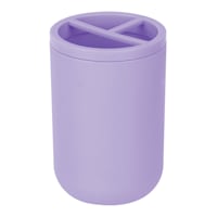 Tiny Dreamers Purple Plastic Toothbrush Holder, 4.4"