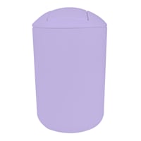 Tiny Dreamers Purple Plastic Trash Can, 6l