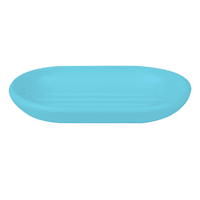 Tiny Dreamers Light Blue Plastic Soap Dish, 5.3"