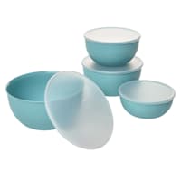 KitchenAid Set of 4 Prep Bowls, Aqua Sky