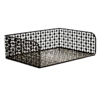 Metrix Black Laser Cut File Tray