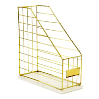 Marlon Harvest Gold Wire Ceramic Magazine File