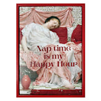 Nap Time Is My Happy Hour Canvas, 5x7