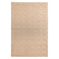 (D603) Verona Taupe Contour Area Rug, 8x10