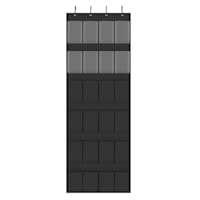 Over The Door Fabric Shoe Closet Organizer, Black