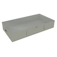 2-Pack Under Bed Storage Bag Organizer, Grey