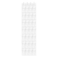 28-Pocket Clear Over The Door Shoe Closet Organizer