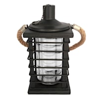 Clear Caged Tabletop Torch, 8.7"