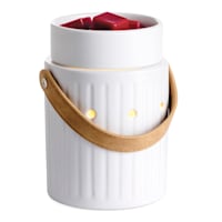 Classic Leather Handle Illumination Fragrance Wax Warmer