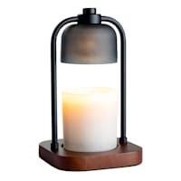 Black Pendant Candle Warmer Lantern, 10"
