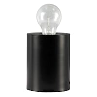 Black Metal Uplight Base, 5"
