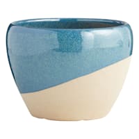 Ty Pennington Indoor Reactive Glazed Ceramic Pot, Large