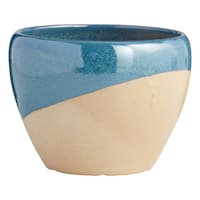 Ty Pennington Indoor Reactive Glazed Ceramic Pot, Medium