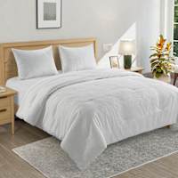 Crosby St. 2-Piece White Washed Cotton Waffle Comforter Set, Twin/Twin XL